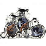 Фоторамка детская Childhood Corner Three cats варинант исполнения - 1 | Loft Concept в Новосибирске