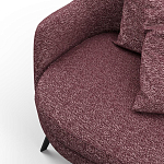 Мебельная ткань Шенилл фиолетовый цвет 138 см T4-25 варинант исполнения - 3 | Loft Concept в Новосибирске