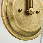 Бра с прозрачным стеклянным абажуром в форме цилиндра Kichler варинант исполнения - 10 | Loft Concept в Новосибирске