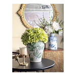 Ваза с зелеными цветочными и птичьими мотивами Vase Inspired by Nature варинант исполнения - 6 | Loft Concept в Новосибирске