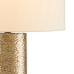 Настольная лампа золотая с цилиндрическим абажуром Golden Mosaic варинант исполнения - 1 | Loft Concept в Новосибирске