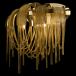 Бра с металиическими цепочками и дугообразными элементами Atlantis Chain варинант исполнения - 10 | Loft Concept в Новосибирске