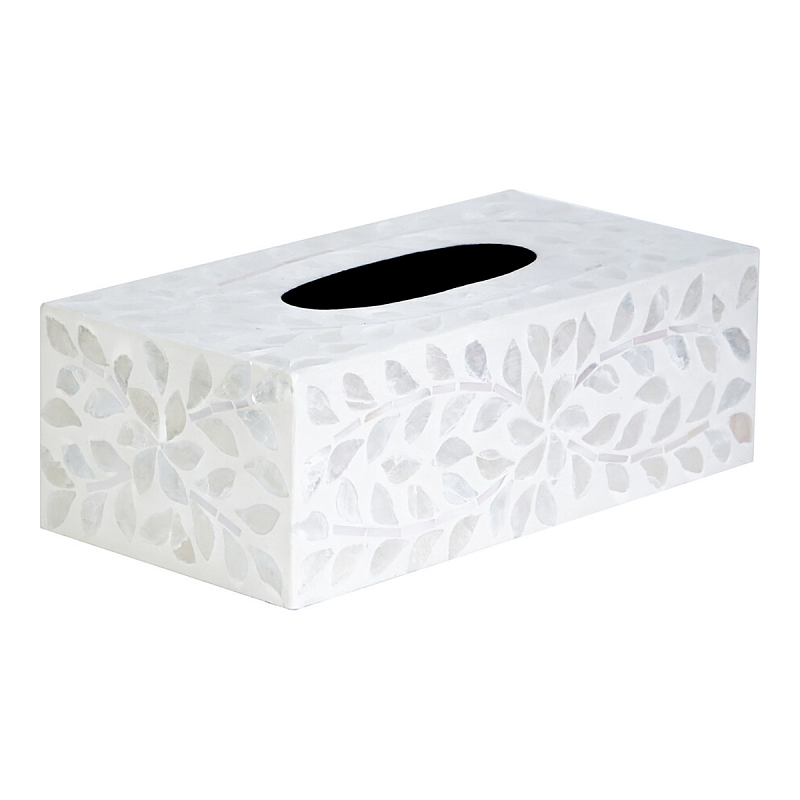 Салфетница Esmee Bone Inlay Белый Салфетница Esmee Bone Inlay Белый в Новосибирске | Loft Concept