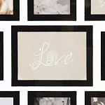 Рамка для 9-ти фотографий квадратная Moment Forever варинант исполнения - 3 | Loft Concept в Новосибирске