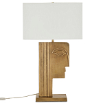 Настольная лампа с прямоугольным белым абажуром Skillful Face варинант исполнения - 5 | Loft Concept в Новосибирске