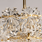 Люстра многоярусная с объемными прозрачными цветами Hanging Flowers варинант исполнения - 6 | Loft Concept в Новосибирске