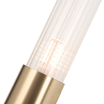 Бра с вытянутым рифленым стеклянным плафоном цилиндрической формы Trumpet tube варинант исполнения - 3 | Loft Concept в Новосибирске