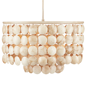 Люстра с каскадом из круглых декоративных элементов Texture Discs