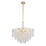 Люстра многоярусная с каскадами кристаллов Crystal Rains варинант исполнения - 2 | Loft Concept в Новосибирске