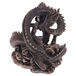 Декоративная статуэтка Дракон Fuzanglong Dragon Dark Bronze Statuette варинант исполнения - 4 | Loft Concept в Новосибирске