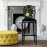 Барный стул из натурального бука с изображением птицы и цветов Blooming Birds варинант исполнения - 2 | Loft Concept в Новосибирске