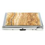 Портсигар с газовой зажигалкой из натурального камня Оникс Stone Cigarettes Cases варинант исполнения - 5 | Loft Concept в Новосибирске