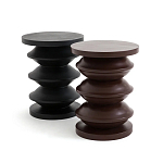 Фигурный приставной столик черного цвета AMORPHOUS варинант исполнения - 3 | Loft Concept в Новосибирске