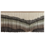 Пейзаж из нитей Макраме Wall decor Black and White Landscape варинант исполнения - 6 | Loft Concept в Новосибирске