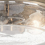 Потолочный светильник с прозрачным стеклянным плафоном с эффектом пузырьков Kichler варинант исполнения - 4 | Loft Concept в Новосибирске