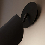 Бра с поворотным плафоном Aracea Black Wall Lamp варинант исполнения - 13 | Loft Concept в Новосибирске