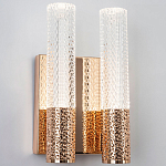Бра с двумя плафонами Dew Drops Tube Duo Gold Wall Lamp варинант исполнения - 3 | Loft Concept в Новосибирске