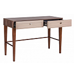 Стол письменный из массива бука с 2-мя ящиками бежевый Wenge Light варинант исполнения - 3 | Loft Concept в Новосибирске