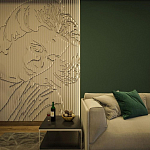 Барельеф PORTRAIT варинант исполнения - 2 | Loft Concept в Новосибирске