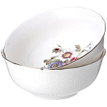 Обеденный сервиз из фарфора с рисунком цветов на 6 персон 23 предмета Garden Whisper Porcelain Set  варинант исполнения - 5 | Loft Concept в Новосибирске