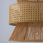 Подвесной светильник с абажуром из натуральных материалов Light Inside the Cell варинант исполнения - 9 | Loft Concept в Новосибирске