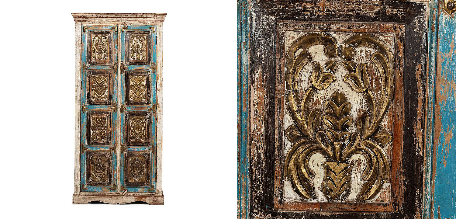 Шкаф Indian Antique Mango Tree Cupboard - Loft-Concept в Новосибирске