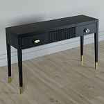 Туалетный стол - Трельяж Elsa Dreams Black 120 см варинант исполнения - 1 | Loft Concept в Новосибирске