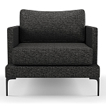 Мебельная ткань Шенилл темно-серый цвет 138 см T4-40 варинант исполнения - 6 | Loft Concept в Новосибирске