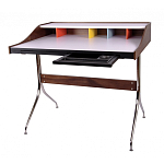 Письменный стол с 2-мя чёрными выдвижными ящиками и нишей с цветными разделителями Ballan варинант исполнения - 1 | Loft Concept в Новосибирске