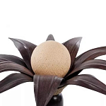 Настольная лампа черная INDONESIAN LAMPS варинант исполнения - 2 | Loft Concept в Новосибирске