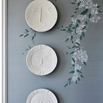 Обои ручная роспись Jasmine Standard colourway on Wood Ash slub silk варинант исполнения - 3 | Loft Concept в Новосибирске