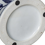 Ваза с бело-синей росписью и изображением цветов Blue & White Ornament варинант исполнения - 2 | Loft Concept в Новосибирске