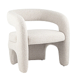 Кресло дизайнерское для лаунж зоны жемчужного цвета Pearl Lounge варинант исполнения - 10 | Loft Concept в Новосибирске