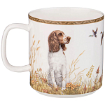 Кружка из фарфора с изображением фазанов и собаки 400 мл Hunting Porcelain Collection варинант исполнения - 1 | Loft Concept в Новосибирске