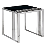 Столик журнальный с черной стеклянной столешницей Embodiment of Contemporary Art  варинант исполнения - 1 | Loft Concept в Новосибирске