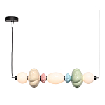 Подвесной светильник линейный с керамическими элементами 24W LED Fragrant Light варинант исполнения - 1 | Loft Concept в Новосибирске