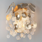 Бра с декоративными подвесками из прозрачного стекла в форме монеток FAIRYTREE Light варинант исполнения - 3 | Loft Concept в Новосибирске