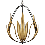 Люстра грушевидной формы с волнистыми листьями Foliage of Leaf Forms варинант исполнения - 3 | Loft Concept в Новосибирске