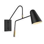 Бра черного цвета с конусным плафоном Feiss варинант исполнения - 1 | Loft Concept в Новосибирске