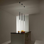 Подвсеной светильник светодиодный металлический цилиндрической формы Высота 80см Trumpet tube варинант исполнения - 9 | Loft Concept в Новосибирске