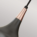  Подвесной светильник с каплевидным плафоном темного цвета Feiss варинант исполнения - 4 | Loft Concept в Новосибирске