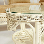 Комплект уличной мебели из ротанга Clara белый варинант исполнения - 9 | Loft Concept в Новосибирске