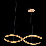 Люстра волнистой формы с фактурным хрустальным плафоном Light Delight варинант исполнения - 3 | Loft Concept в Новосибирске