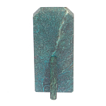 Часы погон ВС подарочные настольные из натурального камня Змеевик Military Clock варинант исполнения - 3 | Loft Concept в Новосибирске