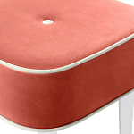 Квадратный мягкий пуф на белых ножках Winton Pouf Square варинант исполнения - 16 | Loft Concept в Новосибирске