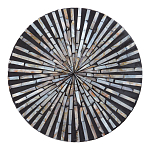 Столик с инкрустацией с перламутровым узором Dominic Black варинант исполнения - 2 | Loft Concept в Новосибирске