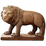 Каменная статуэтка в виде льва Indian Lion Statue варинант исполнения - 1 | Loft Concept в Новосибирске