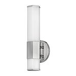 Бра для ванных комнат вертикальное с длинным белым матовым плафоном в форме шестиугольника на круглом основании Hinkley варинант исполнения - 12 | Loft Concept в Новосибирске