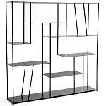 Книжный стеллаж из металла Menzie Square Metal Rack варинант исполнения - 1 | Loft Concept в Новосибирске
