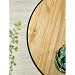 Приставной столик с факутрным черным основанием Ethiopia варинант исполнения - 4 | Loft Concept в Новосибирске